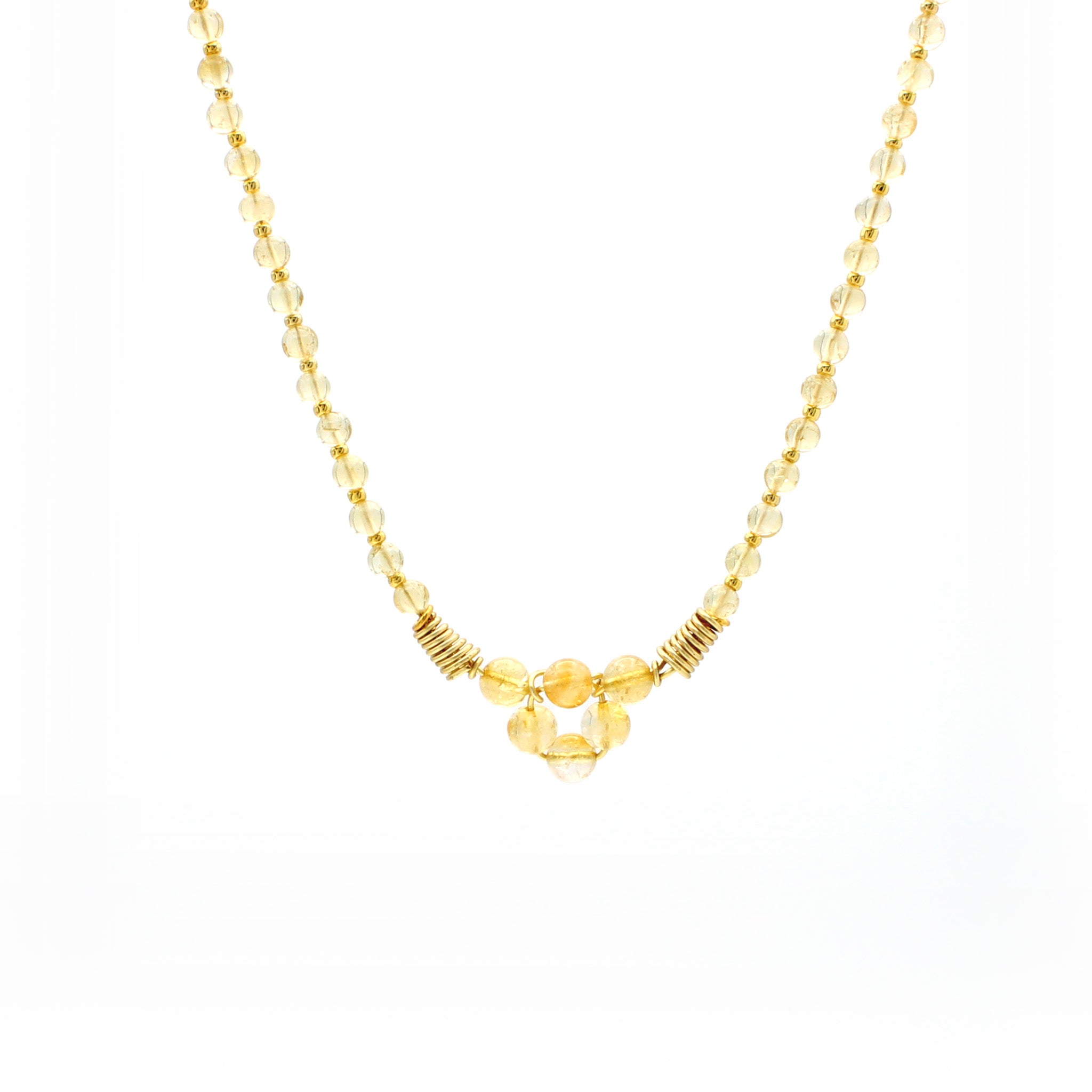 Citrine Gold Necklace