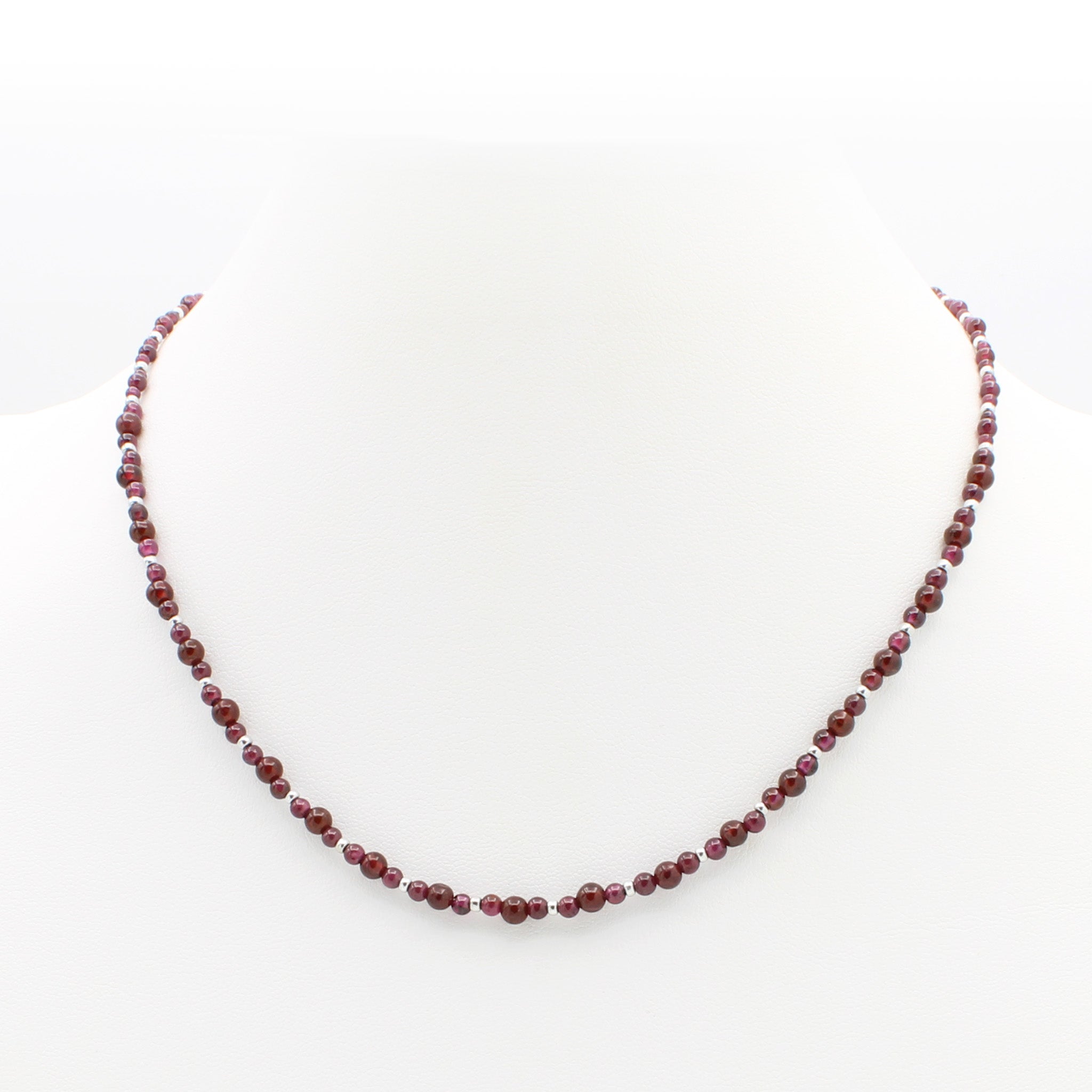 Garnet Hand Strung Necklace